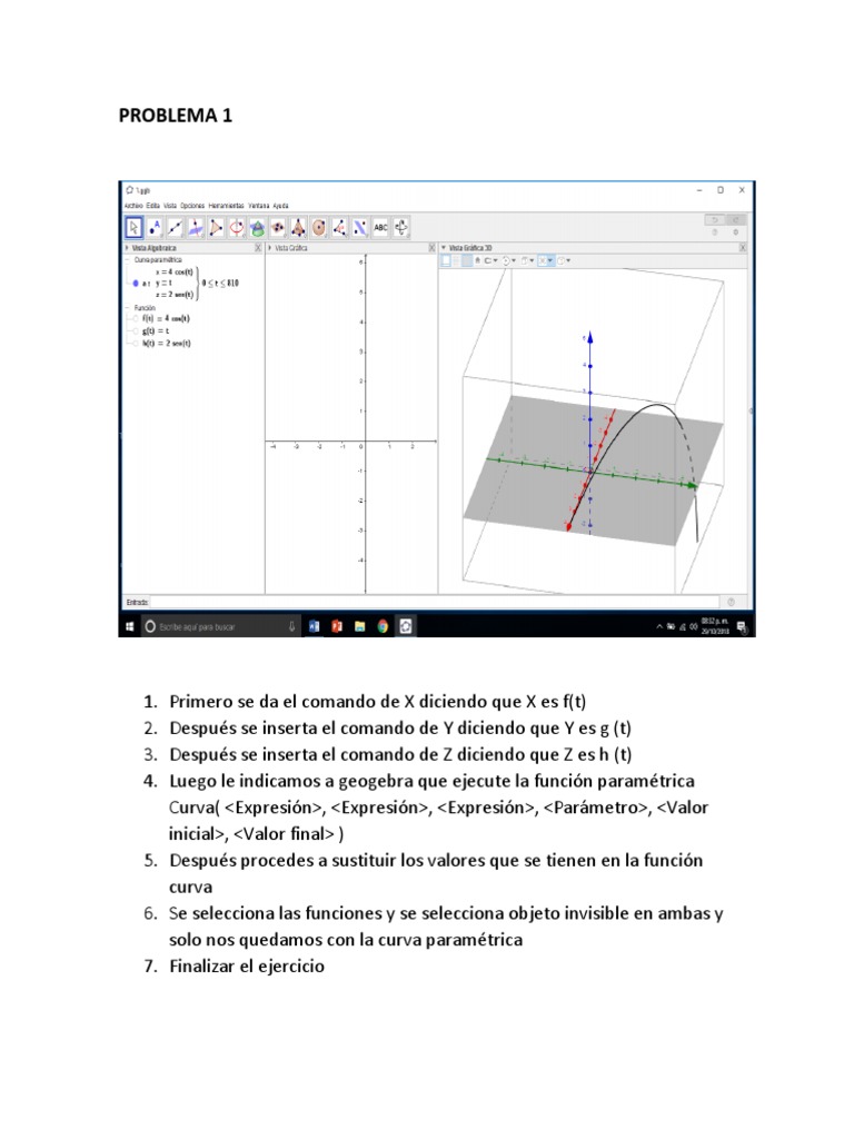 Problemas de Geogebra | PDF
