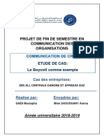 Projet de Fin de Semestre en Communication Des Organisations