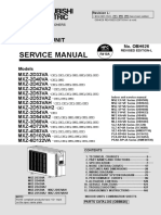 Mitsubishi Electric MXZ-2D-6D VA Service Manual Eng
