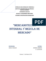 Monografia Mercadotecnia Integral y Mezcla de Mercado