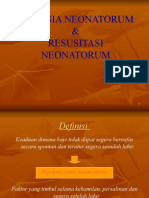 Asfiksia Neonatorum & Resusitasi Intrauterine