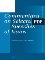 (Mnemosyne Supplements - Monographs On Greek and Latin Language and Literature 364) Brenda Griffith-Williams-A Commentary On Selected Speeches of Isaios-Brill Academic Publishers (2013)