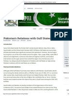 ipri paper about pakistan relations with gcc.pdf