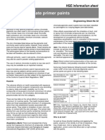 Chromate Primer Paints: HSE Information Sheet