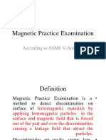 Magnetic Practice Examination: According To ASME V-Article 7