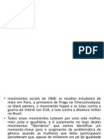 Movimentos sociais dos anos 1960 e surgimento dos estudos de gênero