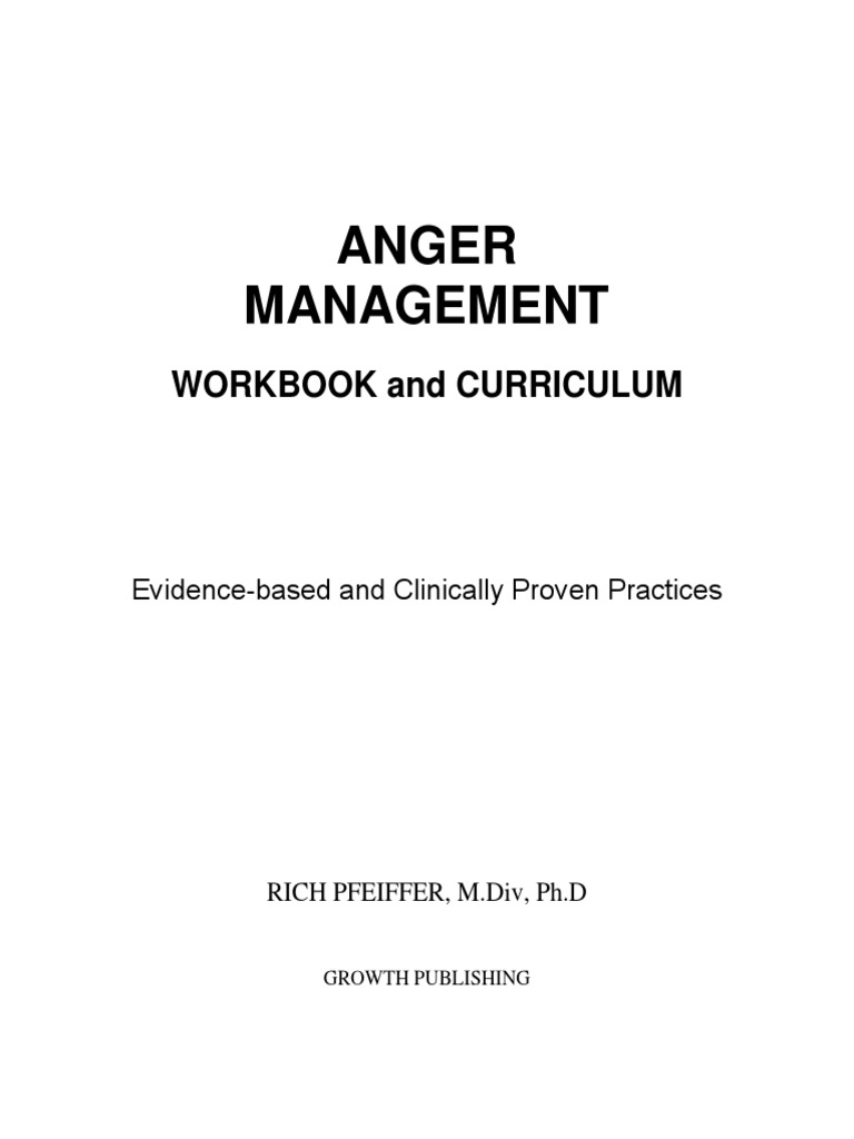 Anger Management: Workbook And Curriculum | Anger | Brain