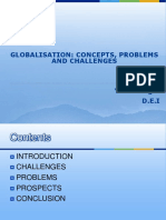Globalisation: Concepts, Problems and Challenges