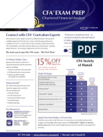 Cfa Exam Prep: Chartered Financial Analyst