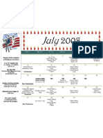 Calendar - July 2008