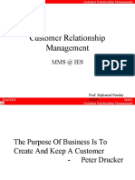 Customer Relationship Management: Mms at Ies