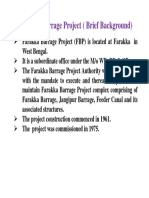 Farakka Barrage Project (Brief Background) : West Bengal