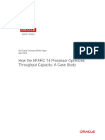 How The SPARC T4 Processor Optimizes Throughput Capacity: A Case Study