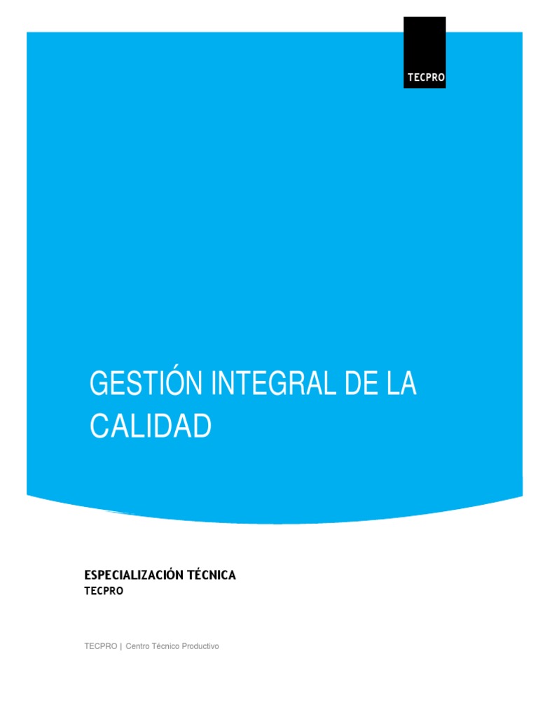 Tecpro PDF | PDF | Gestión energética | Calidad (comercial)