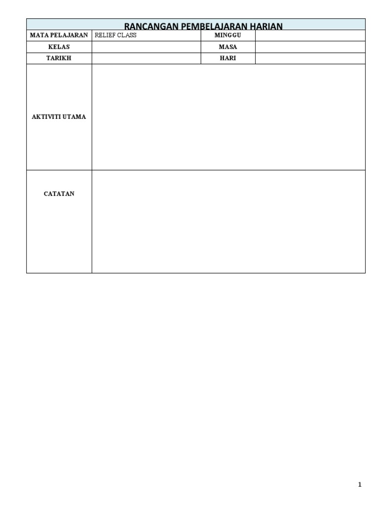 Relief RPH | PDF