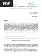 Acesso a Medicamentos No Setor Público Análise Dos Usuários de Sapezal Do Sistema Único de Saúde No Brasil