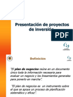 Presentación Plan de Negocio