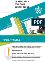 Protocolo de Atencion A Victimas de Violencia Sexual Resolucion 459 de 2012