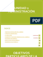 Unidad 2 Administración