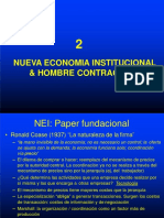 Nueva Economia Institucional & Hombre Contractual