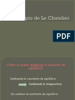 Principio de Le Chatelier PDF