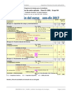 Programa de Trabajo para El Estudiante MSA - 2017B