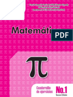 Cuadernillo No1 de Ejercicios Matemática 2017