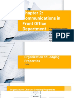 Communications in Front Office Department