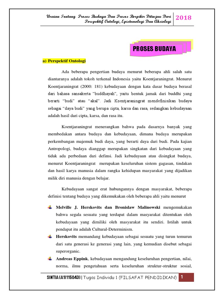 Perspektif Ontologi