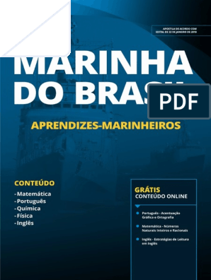 Marinha Do Brasil 2019 Aprendizes Marinheiros Pdf Trigonometria