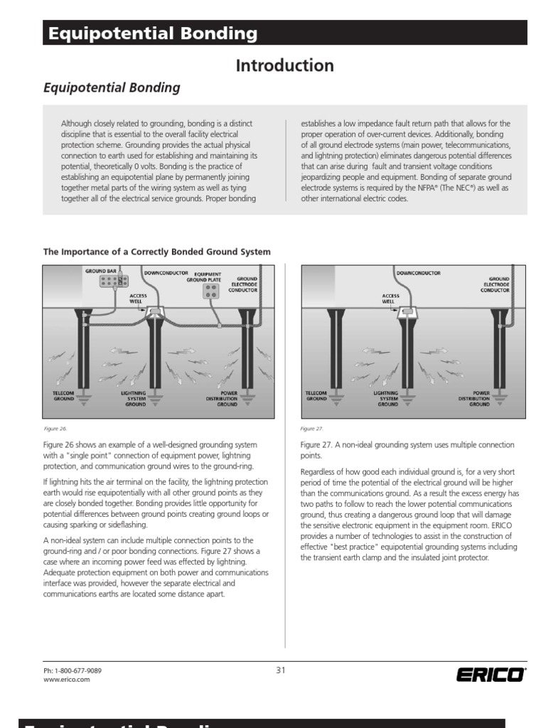 Equipotential Bonding PDF Electricity Materials