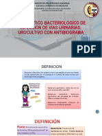 Diagnóstico bacteriológico de IVU: Urocultivo y antibiograma