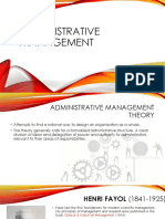 Administrative Management