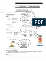 Algebra Primero y Segundo Mañana