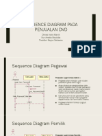Sequence Diagram Pada Penjualan DVD: Dimas Indra Manik Nur Amelia Maulidia Theofani Bagus Setiawan
