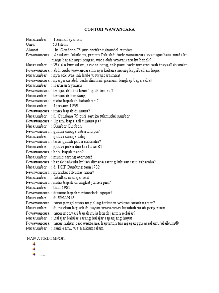 335243535 Wawancara Basa Sunda