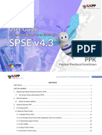 User Guide SPSE 4.3 User PPK 31 Januari 2019