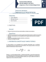 Electricidad y Magnetismo - Guía 1