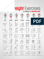 Bodyweight Exercises Chart PDF