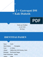 DM Tipe 2+gastropati DM+Kaki Diabetik