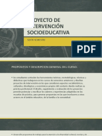 Proyecto de Intervencion Socioeducativa Sexto Sem