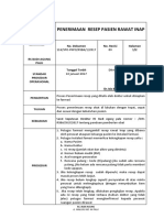 Sop Penerimaan Resep Rawat Inap