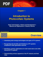 Introduction to PV systems