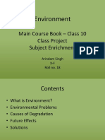 Environment: Main Course Book - Class 10 Class Project Subject Enrichment