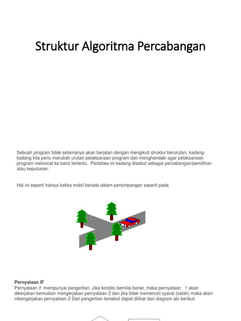 Struktur dan Contoh Algoritma Percabangan | PDF