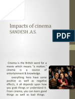 Sandesh Impacts of Cinema