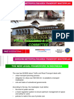 Final Steering & Standing Committee: Bandung Metropolitan Area Transport Masterplan