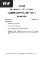 Fiitjee: All India Test Series