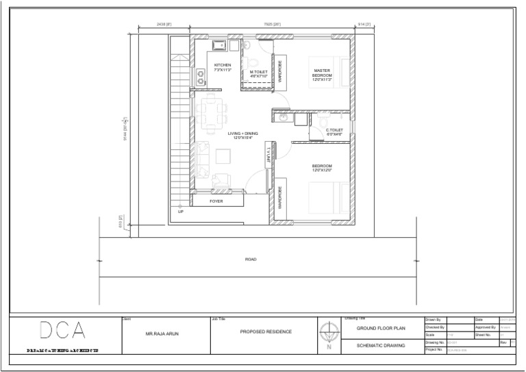 Ground Floor Plan for Proposed Residence | PDF | Queensland Heritage ...