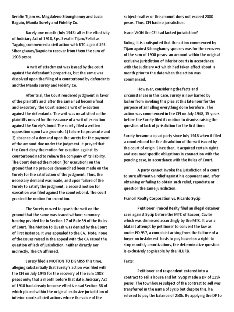 Estoppel by Laches When Can Lack of Jurisdiction Be Raised? PDF Jurisdiction Laches (Equity)